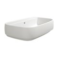 Керамическая раковина 64х44 см Flaminia Flag 64, Milky White (FG64LLAT) Накладной, Подвесные Прямоугольные