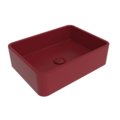 Накладна раковина 48х36 см Flaminia Miniwash, Rosso Rubens (MWL48RRU) На стільницю, Накладної 