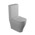 Унітаз-компакт Flaminia App Goclean, з сидінням Slim Soft Close, Cenere (AP116GCEN+AP39CEN+APCW07CEN) Підлогові З бачком (в комплекті)