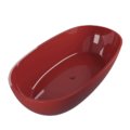 Ванна отдельностоящая 176x91xH52,5 см, искусственный камень, Flaminia App, Red (AP176VRC) Flaminia Овальные
