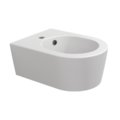 Подвесное укороченное биде Flaminia Mini Link, Milky White (5065LAT) Подвесные Белый матовый, Молочный
