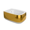 Подвесное биде Flaminia Flag, White/Gold (FG218OR) Подвесные Белый/золото