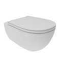 Подвесной унитаз Flaminia IO 2.0 Goclean, с сиденьем Soft Close, Milky White (IO118GLAT+IOCW07LAT) Подвесные 