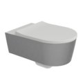 Подвесной унитаз Flaminia Link Goclean, с сиденьем Soft Close, Silver White (5051/WCGSLP+LKCW07) Подвесные 