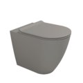 Напольный унитаз Flaminia Link Plus Goclean, с сиденьем Soft Close, Cenere (LK117RGCEN+LKCW09CEN) Напольные 