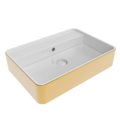 Раковина керамічна підвісна 60х42 см Flaminia Miniwash 60, White/Gold (MW60SOR) Підвісні 