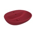 Раковина подвесная 60х54 см Flaminia Nuda 60, Rosso Rubens (5083RRU) Подвесные Овальные