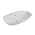 Раковина подвесная 61х39,5 см Flaminia Nuda Slim 60, Milky White (ND60PRLAT) Подвесные Овальные