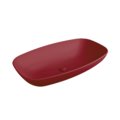 Раковина накладна керамічна 75х43 см Flaminia Nuda Slim 75, Rosso Rubens (ND75ARRU) На стільницю, На тумбу, Накладної 