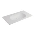 Керамическая раковина 90х48,5хh14 см Flaminia Nuda Flat 90, Milky White (ND90LLAT) Подвесные Прямоугольные