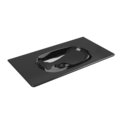 Керамическая раковина 90х48,5хh14 см Flaminia Nuda Flat 90, Black (ND90LNER) Подвесные Прямоугольные
