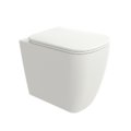 Унітаз підлоговий безободковий Flaminia Play Plus Gosilent, з сидінням Soft Close, Milky White (PY117RSLAT+PYCW05LAT) Підлогові 