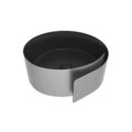 Керамічна раковина 44 см Flaminia Roll 44, Silver Black (RL44LSCP) На стільницю, На тумбу, Накладної 