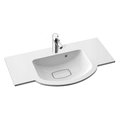 Раковина из литого камня 80х45 см Marmorin Emma 800, белый (P_U_027_02_0800) Встраиваемые сверху, На столешницу, На тумбу Прямоугольные