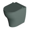 Унітаз для підлоги безободковий Alice Ceramica UNICA 55, з сидінням Soft Close, Verde Alpi matt (32200139 FT+MC2239ES) Підлогові 