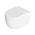 Унітаз підвісний безободковий Alice Ceramica UNICA 52, з сидінням Soft Close, White matt (32254109 FI+MC2209ES) Підвісні 