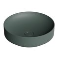 Накладная раковина Ø45 см Alice Ceramica Form, Verde Alpi matt (22420139) На столешницу, На тумбу, Накладной Круглые