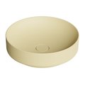 Накладная раковина Ø45 см Alice Ceramica Form, Zenzero matt (22420146) На столешницу, На тумбу, Накладной Круглые