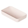 Накладная раковина 60х35 см Alice Ceramica Form, Rosa matt (22410137) На столешницу, На тумбу, Накладной Прямоугольные