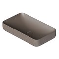 Накладная раковина 60х35 см Alice Ceramica Form, Caffe matt (22410143) На столешницу, На тумбу, Накладной Прямоугольные