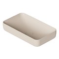 Накладная раковина 60х35 см Alice Ceramica Form, Sabbia matt (22410144) На столешницу, На тумбу, Накладной Прямоугольные