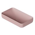 Накладная раковина 60х35 см Alice Ceramica Form, Malva matt (22410147) На столешницу, На тумбу, Накладной Прямоугольные