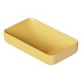 Накладная раковина 60х35 см Alice Ceramica Form, Miele grossy (22410196) На столешницу, На тумбу, Накладной Прямоугольные