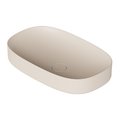 Накладная раковина 65х40 см Alice Ceramica Form, Sabbia matt (22400144) На столешницу, На тумбу, Накладной Овальные