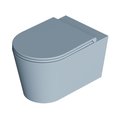 Унітаз підвісний безободковий Alice Ceramica Hide Round, з сидінням Soft Close, Laguna matt (31170145 FI+MC3145S) Підвісні 