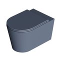 Унітаз підвісний безободковий Alice Ceramica Hide Round, з сидінням Soft Close, Mirto grossy (31170198 FI+MC3198S) Підвісні 