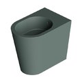 Напольное биде Alice Ceramica Hide Round, Verde Alpi matt (31160139 FT) Напольные Зеленый, Зеленый матовый