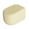 Унитаз подвесной безободковый Alice Ceramica Nur, с сиденьем Soft Close, Zenzero matt (33120146 FI+MC3346S) Подвесные 