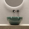 Накладная раковина Ø40xh20 см Alice Ceramica Unica, с донным клапаном, Pino grossy (32180195+PIL0695) На столешницу, На тумбу, Накладной Круглые