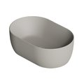 Накладная раковина 55х35 см Alice Ceramica Unica, Grigio matt (32120119) На столешницу, На тумбу, Накладной Овальные