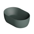 Накладная раковина 55х35 см Alice Ceramica Unica, Verde Alpi matt (32120139) На столешницу, На тумбу, Накладной Овальные