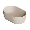 Накладная раковина 55х35 см Alice Ceramica Unica, Sabbia matt (32120144) На столешницу, На тумбу, Накладной Овальные