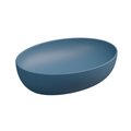 Накладная раковина 55x42 h13,5 см GSG Easy, Denim satinato (EALAVOV55 027) На столешницу, Накладной Овальные