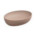 Накладная раковина 55x42 h13,5 см GSG Easy, Cipria satinato (EALAVOV55 032) На столешницу, Накладной Овальные