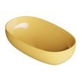 Накладная раковина 60x35 см Alice Ceramica Form, Miele grossy (22440196) На столешницу, На тумбу, Накладной Овальные
