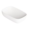 Накладная раковина 60x37 см Alice Ceramica Form, White matt (22450109) На столешницу, На тумбу, Накладной Прямоугольные