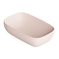 Накладна раковина 60x37 см Alice Ceramica Form, Rosa matt (22450137) На стільницю, На тумбу, Накладної 