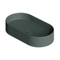 Накладная раковина 65x35 см Alice Ceramica Hide, Verde Alpi matt (31120139) На столешницу, На тумбу, Накладной Овальные
