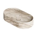 Накладная раковина 65x35 см Alice Ceramica Hide, Amazon (31120188) На столешницу, На тумбу, Накладной Овальные