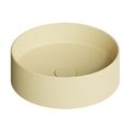 Накладна раковина Ø40xh12 см Alice Ceramica Hide, Zenzero matt (31140146) На стільницю, На тумбу, Накладної 