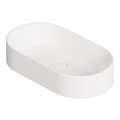 Раковина накладная 65x35xh12 см Alice Ceramica Spy, White grossy (34240101) На столешницу, На тумбу, Накладной Овальные