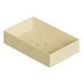 Раковина накладная 60x37xh12 см Alice Ceramica Spy, Zenzero matt (34250146) На столешницу, На тумбу, Накладной Прямоугольные