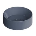 Накладная раковина Ø40xh12 см Alice Ceramica Spy, Mirto grossy (34230198) На столешницу, На тумбу, Накладной Круглые