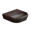 Раковина подвесная 50x48 h13,5 см GSG Cruise, Cacao satinato (CRLAVBW50 035) На столешницу, Подвесные Овальные