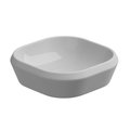 Раковина накладная 45x45 h13,5 см GSG Cruise, Bicolore bianco matt (CRLAVQU45 BI 000 001) На столешницу Квадратные