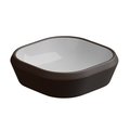 Накладна раковина 45x45 h13,5 см GSG Cruise, Bicolore cacao satinato (CRLAVQU45 BI 000 035) На стільницю 